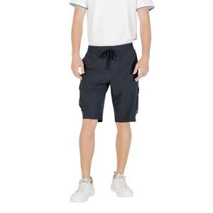 Hugo Boss Blue Polyester Bermuda Men's Shorts